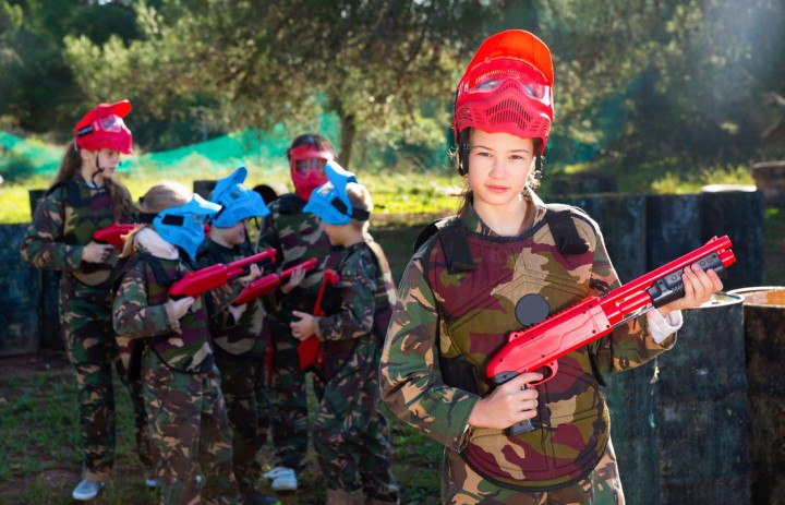 Paintball NERF na urodziny dla dziecka - Atrakcje na urodziny